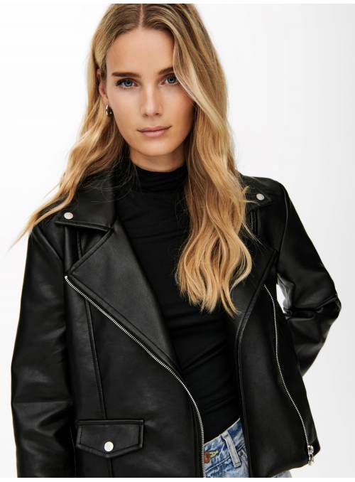 BIKER POLIPIEL NEGRA