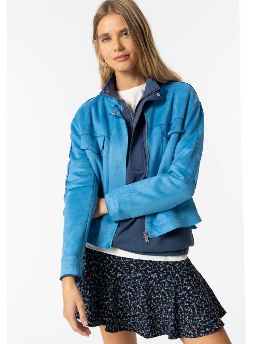 CHAQUETA SUADE AZUL TIFFOSI