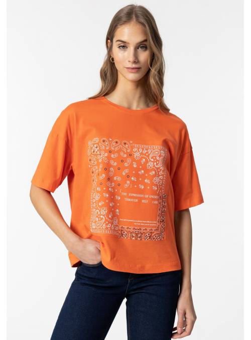 CAMISETA CORNUCOPIA NARANJA TIFFOSI